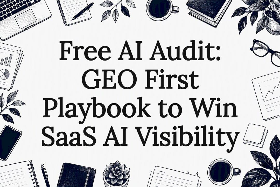 Free AI Audit: GEO First Playbook to Win SaaS AI Visibility