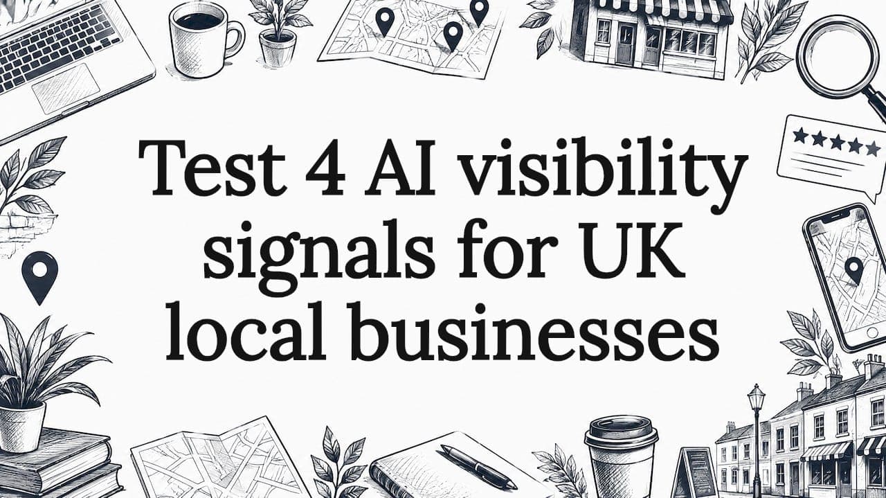 Test 4 AI visibility signals for UK local businesses