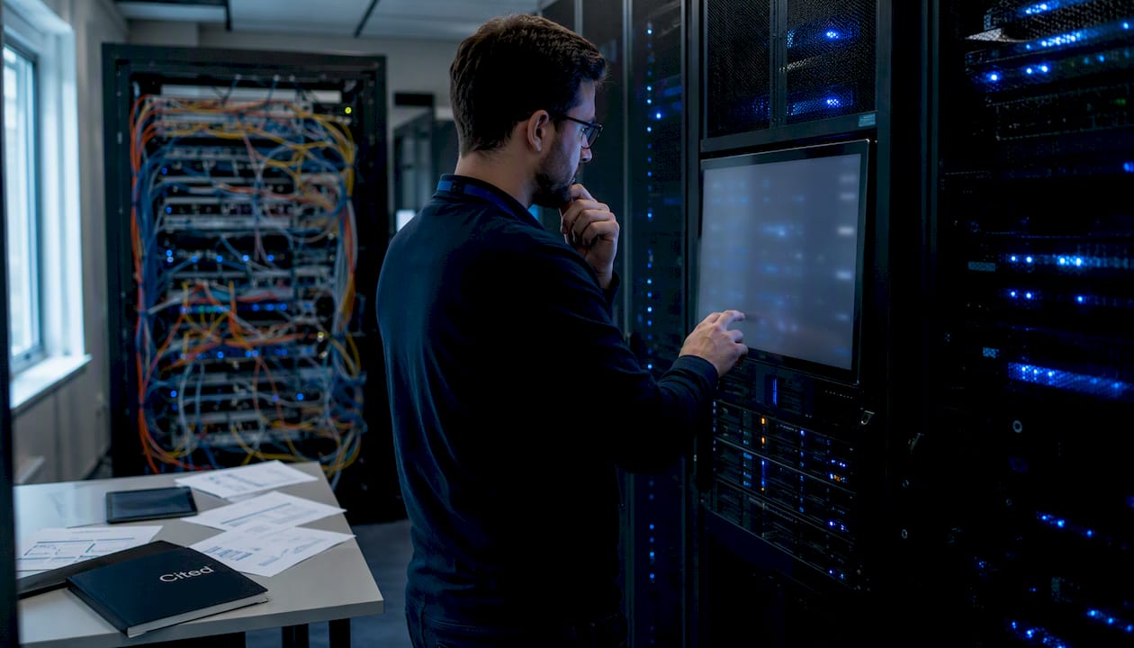 Tech professional monitoring FAQ schema validation on devices