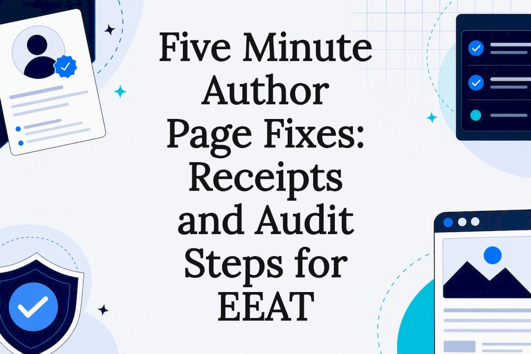 Dark Cited author-page audit title card