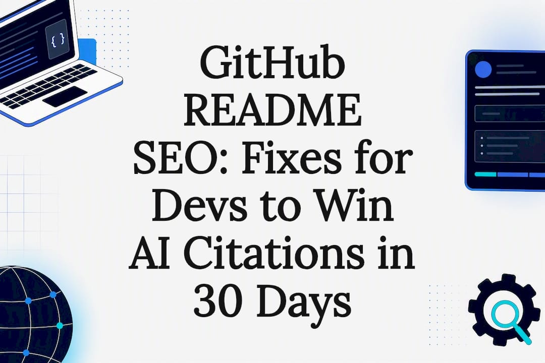 GitHub README SEO Cited title card
