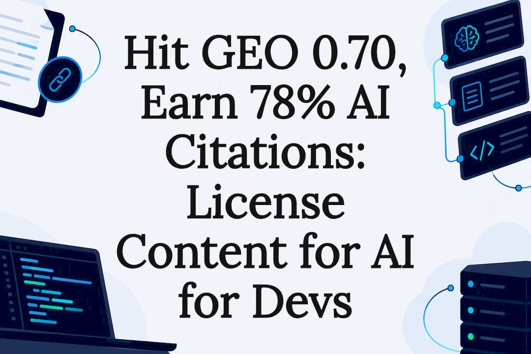 Dark Cited AI content licensing title card