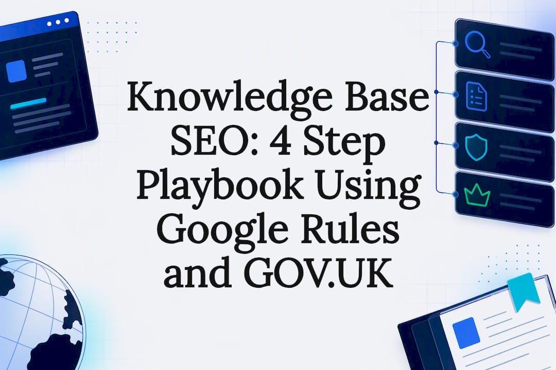 Knowledge base SEO playbook title card