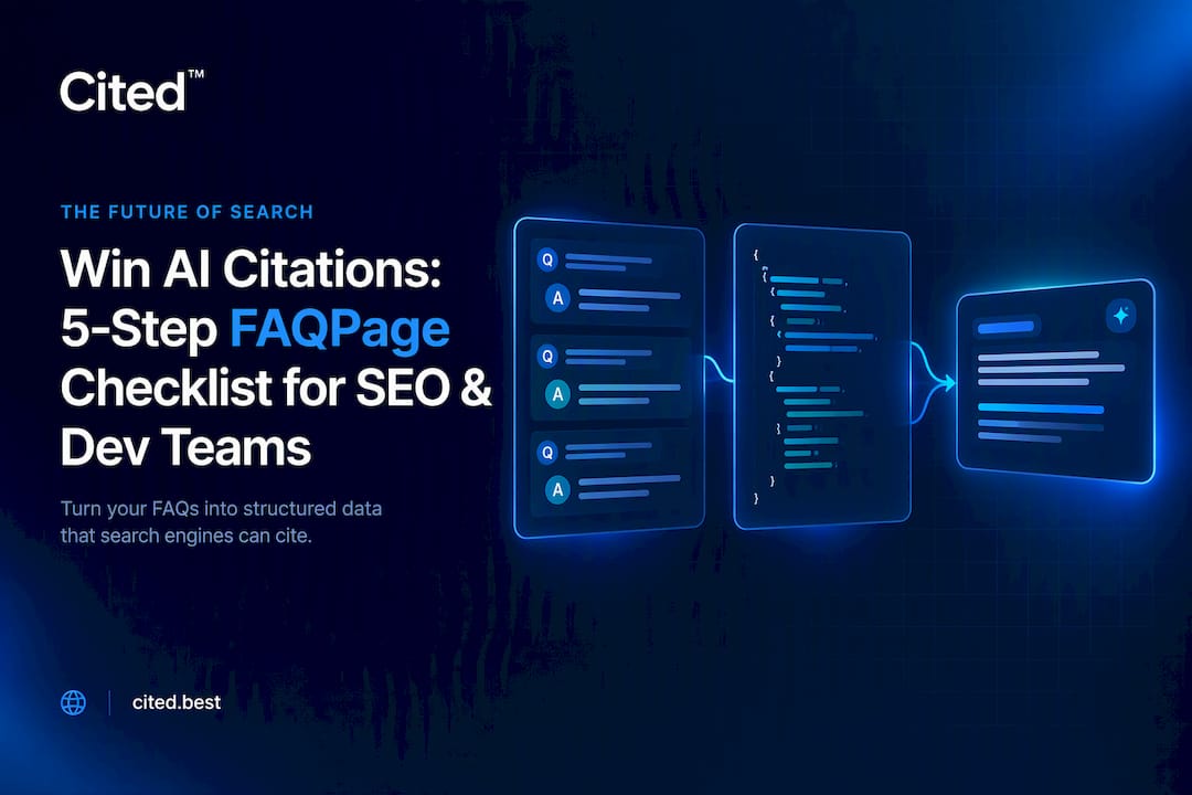 Paired FAQ and JSON-LD citation panels